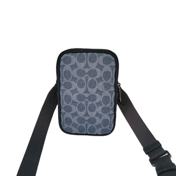 Coach CW364 Aden Crossbody Signature Bag Light Denim - Picture 2 of 7